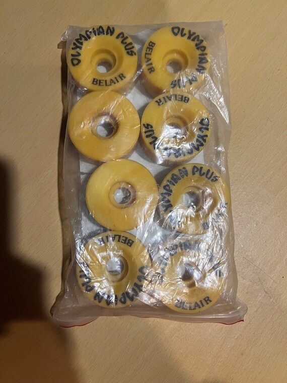 Vintage Belair Perfection Quad Skate Wheels 62mm Gem