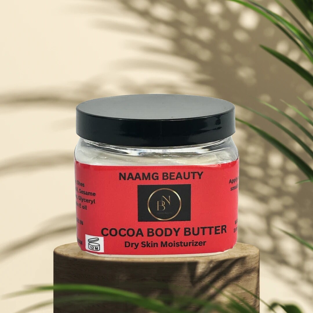 Naamg Beauty Cocoa Body Butter Handmade Natural Butter for Etsy