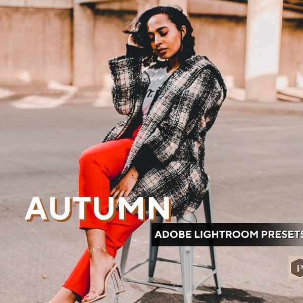 4 Fall/Autumn Portrait Premium Lightroom Presets for Desktop (Works Great on Dark Skin Tones!)