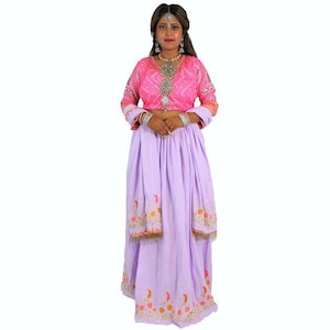 Soft Butter Silk Fancy Digital Print Work Navratri chaniya choli for Garba,Raas,Dandiya for women wera