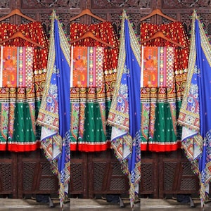 Digital Print Work Real Mirror work Dupatta for women Full Stitch Lehenga Choli for Navratri, Women Dresses for Navratri,Garba Chaniya Choli