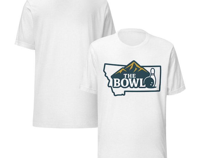 The Bowl Shirt, Bozeman Bowling Tee, Gift for Bowler