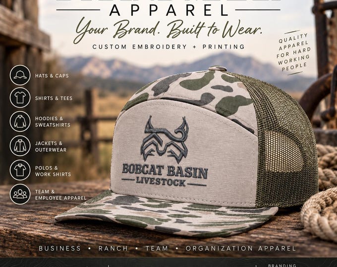 Custom Business Apparel | Embroidered Company Hats, Shirts & Hoodies | Logo Workwear