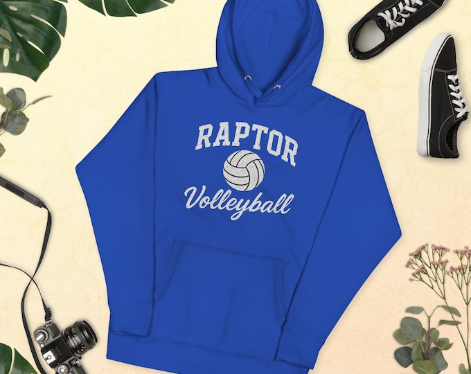 Raptor Volleyball Unisex Hoodie