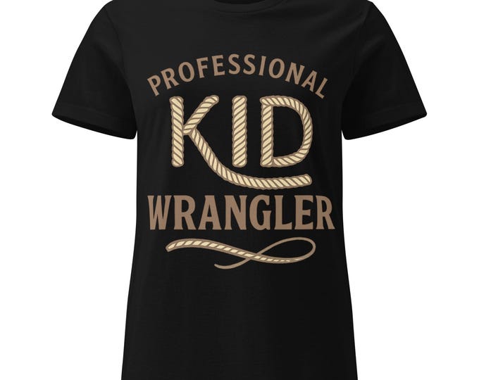 Kid Wrangler Tee, Teaching Gift, Teacher Humor, Gift for Teachers, Western Teacher, Classroom Humor, Teacher Shirt, Wrangler, Gift for Her