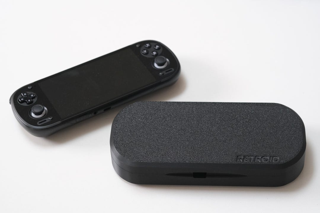 Retroid pocket5 ブラック 保護カバー、256GBsdカード付き Retroid