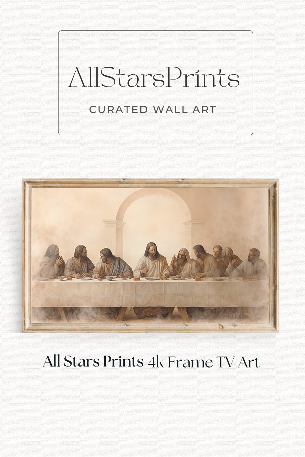 The Last Supper Frame TV Art Christian Art the Frame Tv Art Etsy