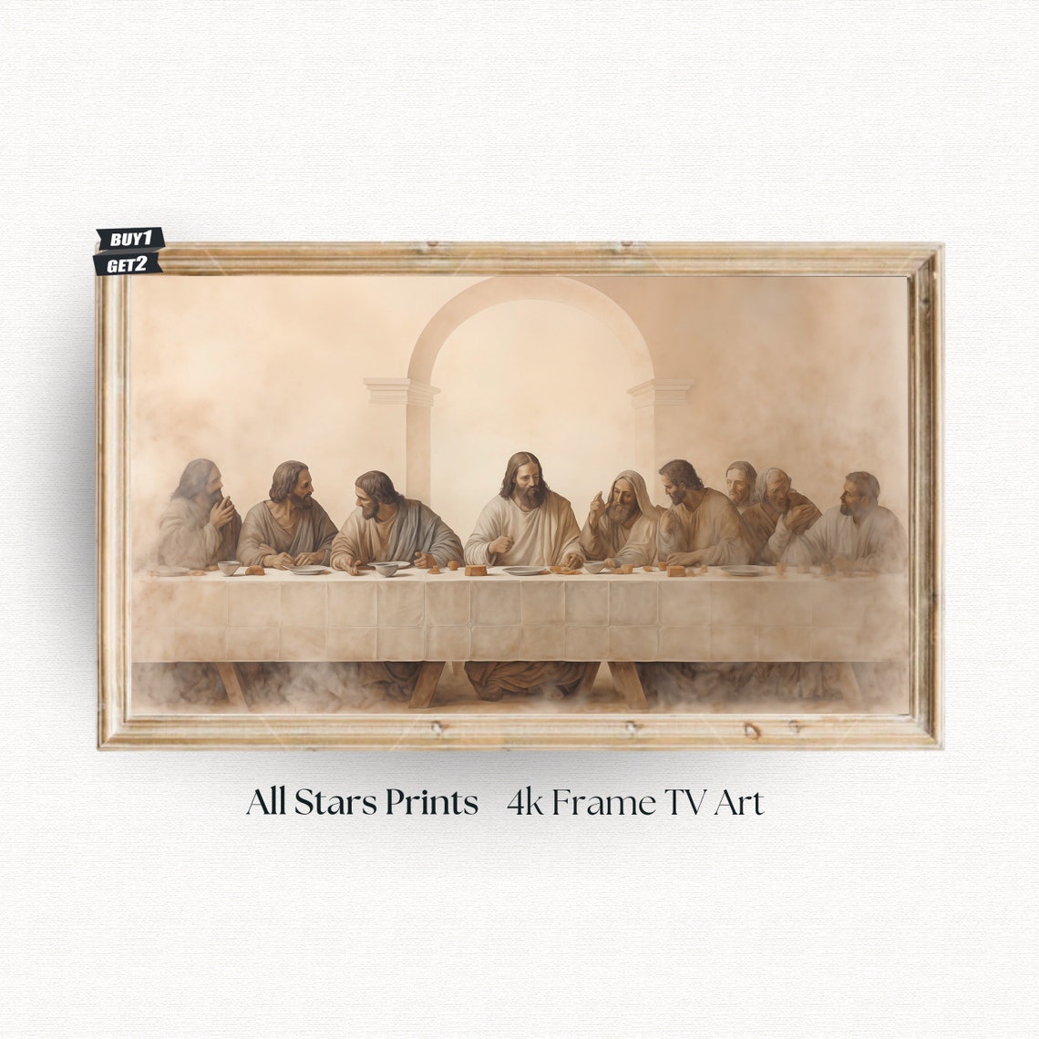 The Last Supper Frame TV Art Christian Art the Frame Tv Art Etsy