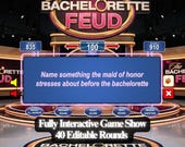 Bachelorette Game Friendly Feud Bridal Party Games, Interactive Powerpoint Game Show, Instant Download