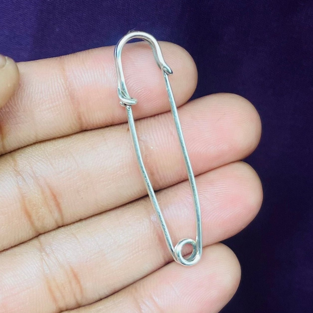 30 Pieces 2.2 Inch Large Safety Pins - Heavy Duty Metal