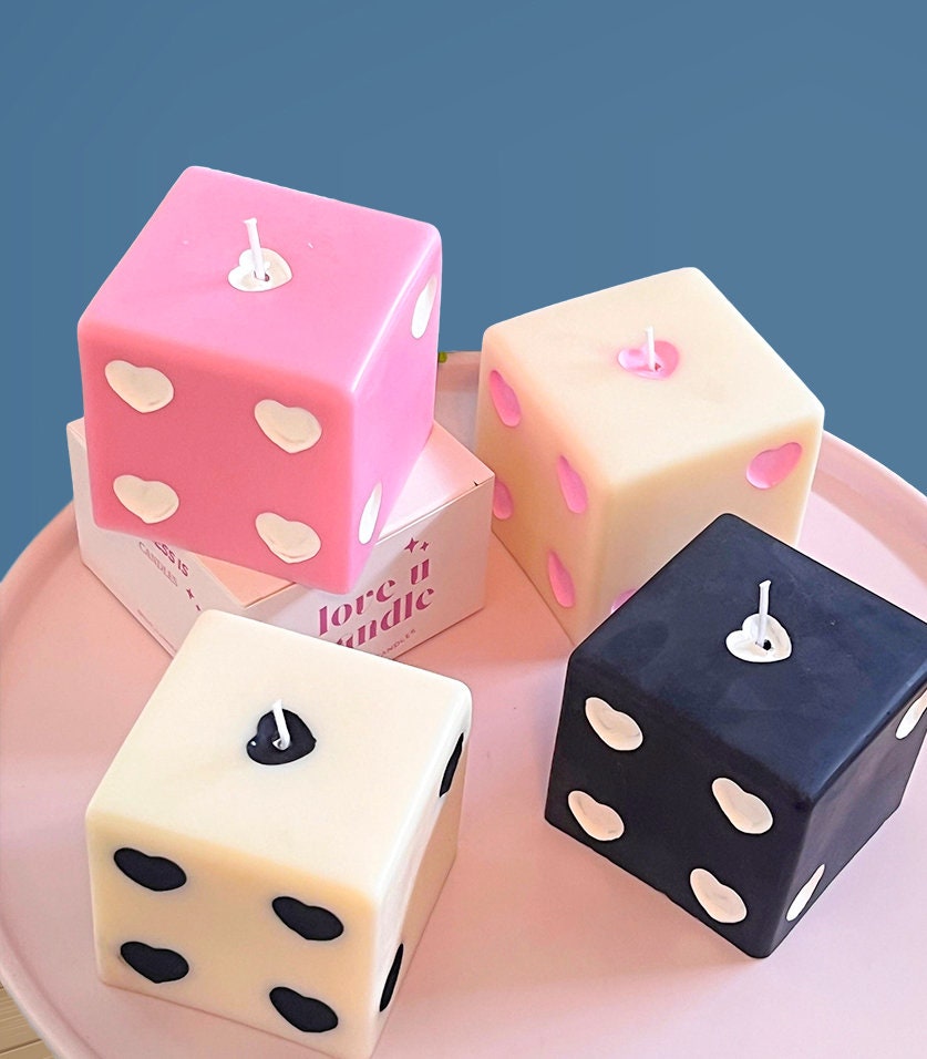 Lucky Seven 3D Dice Ribbed Ring