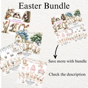 Girly Ostern Png, niedliches rosa Häschen Clipart, Ballerina-Kaninchen, Babyparty, Aquarell, Kinderzimmer PNG, Mädchen Geburtstag, 64 transparenter Png Bild 2