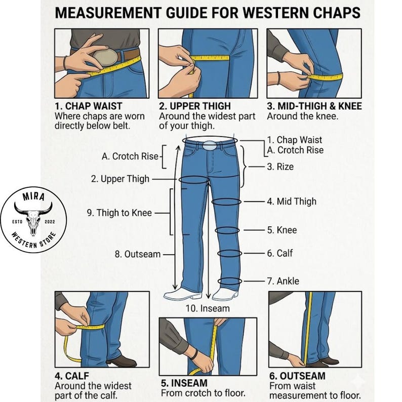 Black Smooth Leather Western Chaps for Show, Riding, Ranch | 8-inch ...