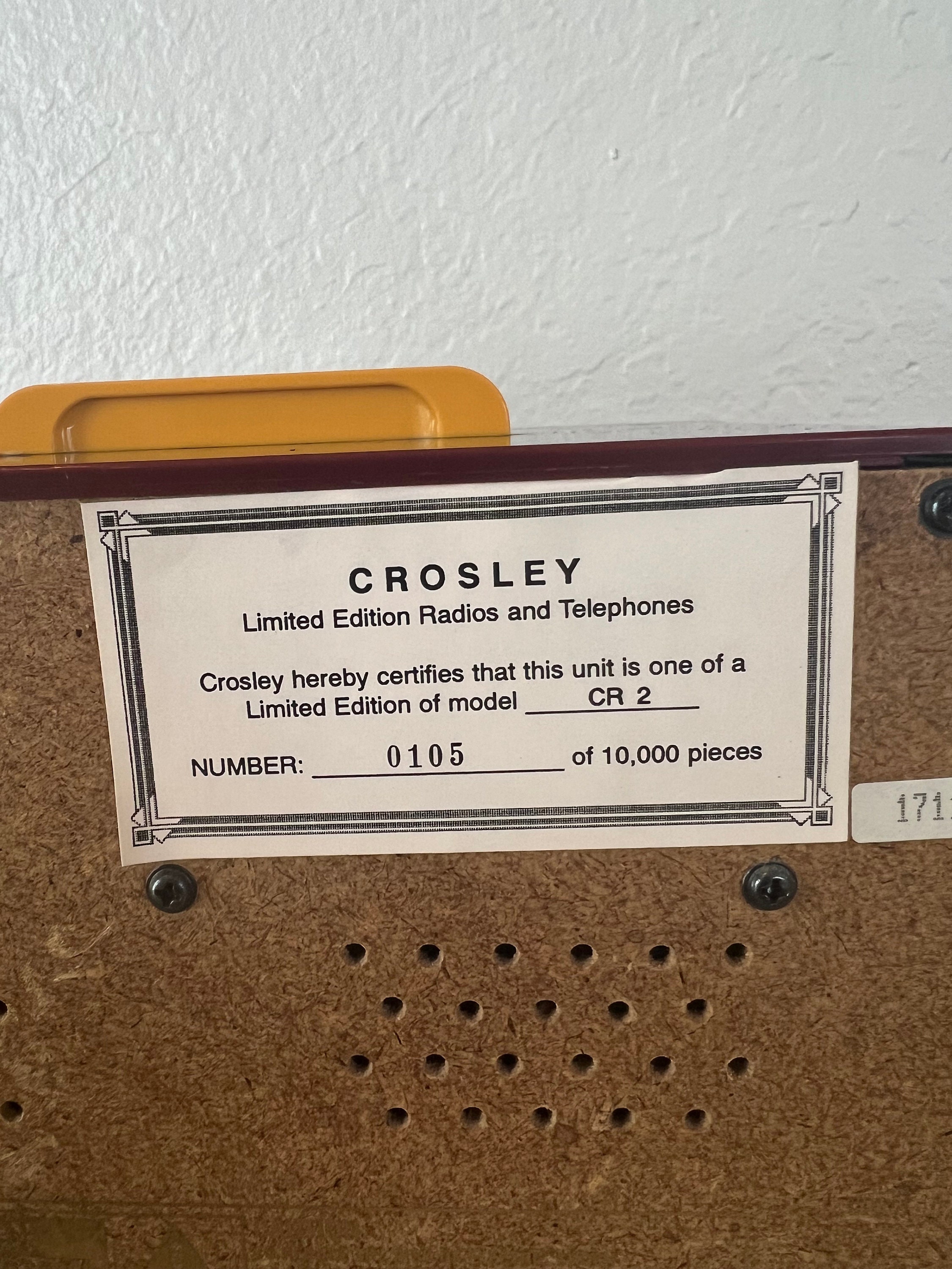 Vintage Crosley Collector's Edition Radio - Etsy