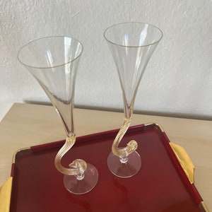 Union Street Homage champagne flutes