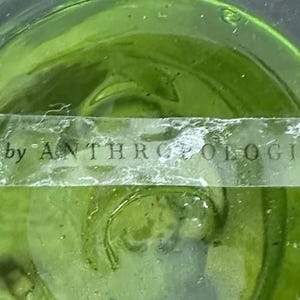 Återvunnet glas, set med 4 blågröna dricksglas, Anthropologie bild 7