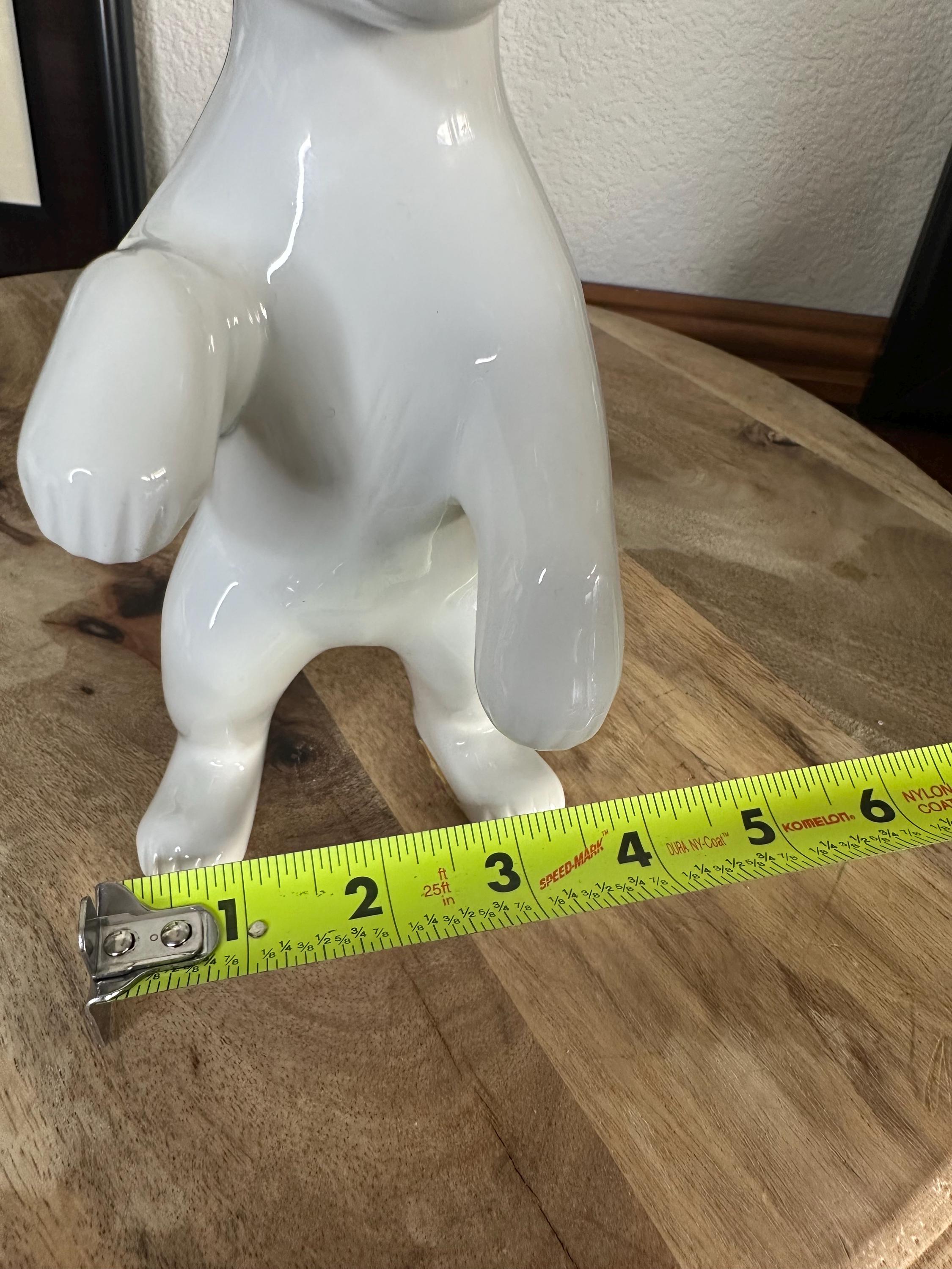 Vintage KPM Berlin Porcelain White Bear / Polar Bear Figurine
