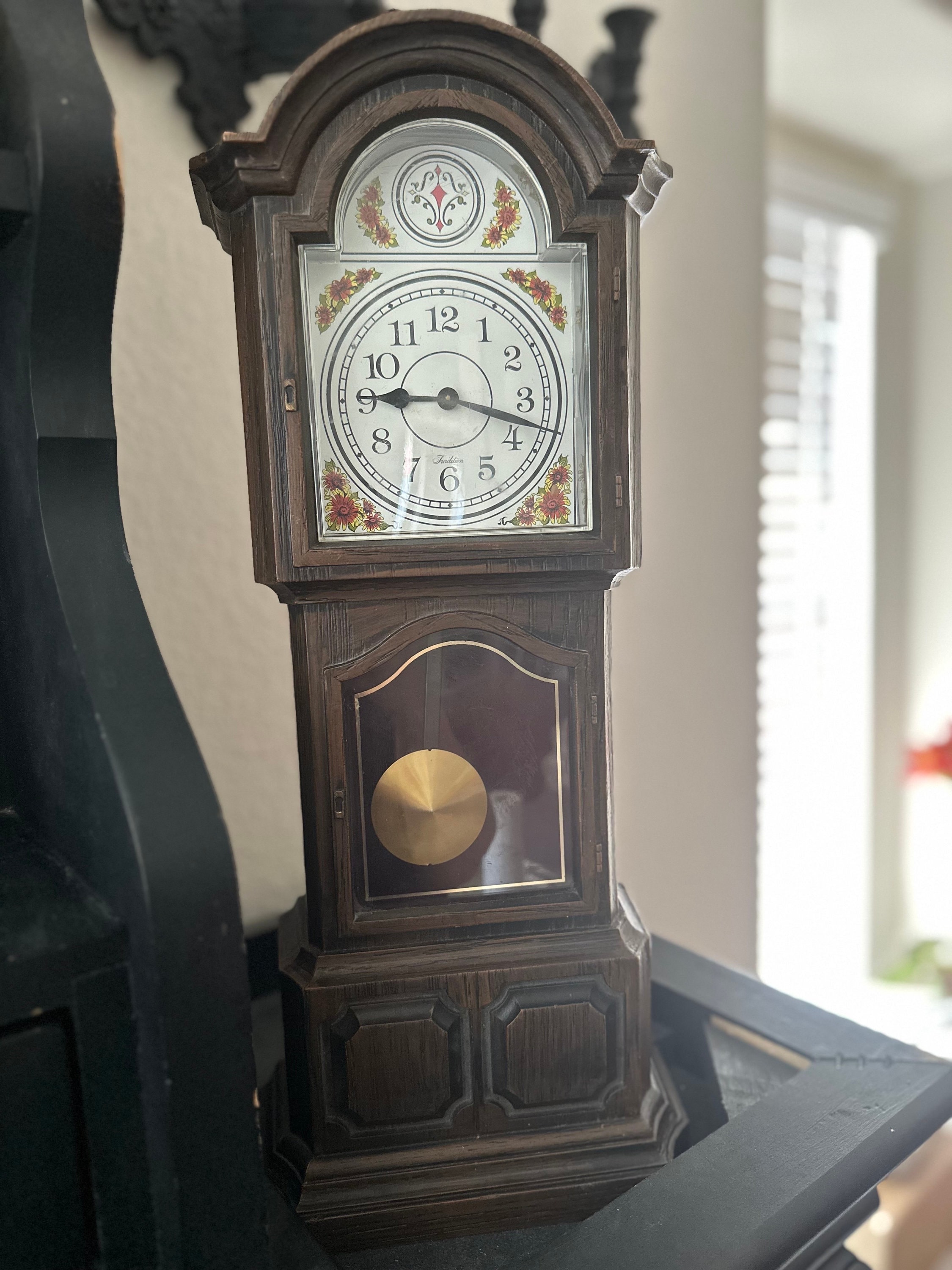 Kitsch Sears Plastic Grandfather Wallclock Plug in Electric - Etsy