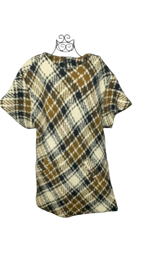 ICONIC Vintage BH Wragge, I Magnin Plaid Wool Tun… - image 2