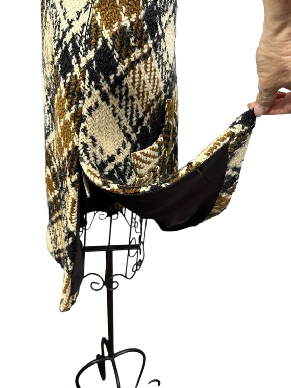 ICONIC Vintage BH Wragge, I Magnin Plaid Wool Tun… - image 4