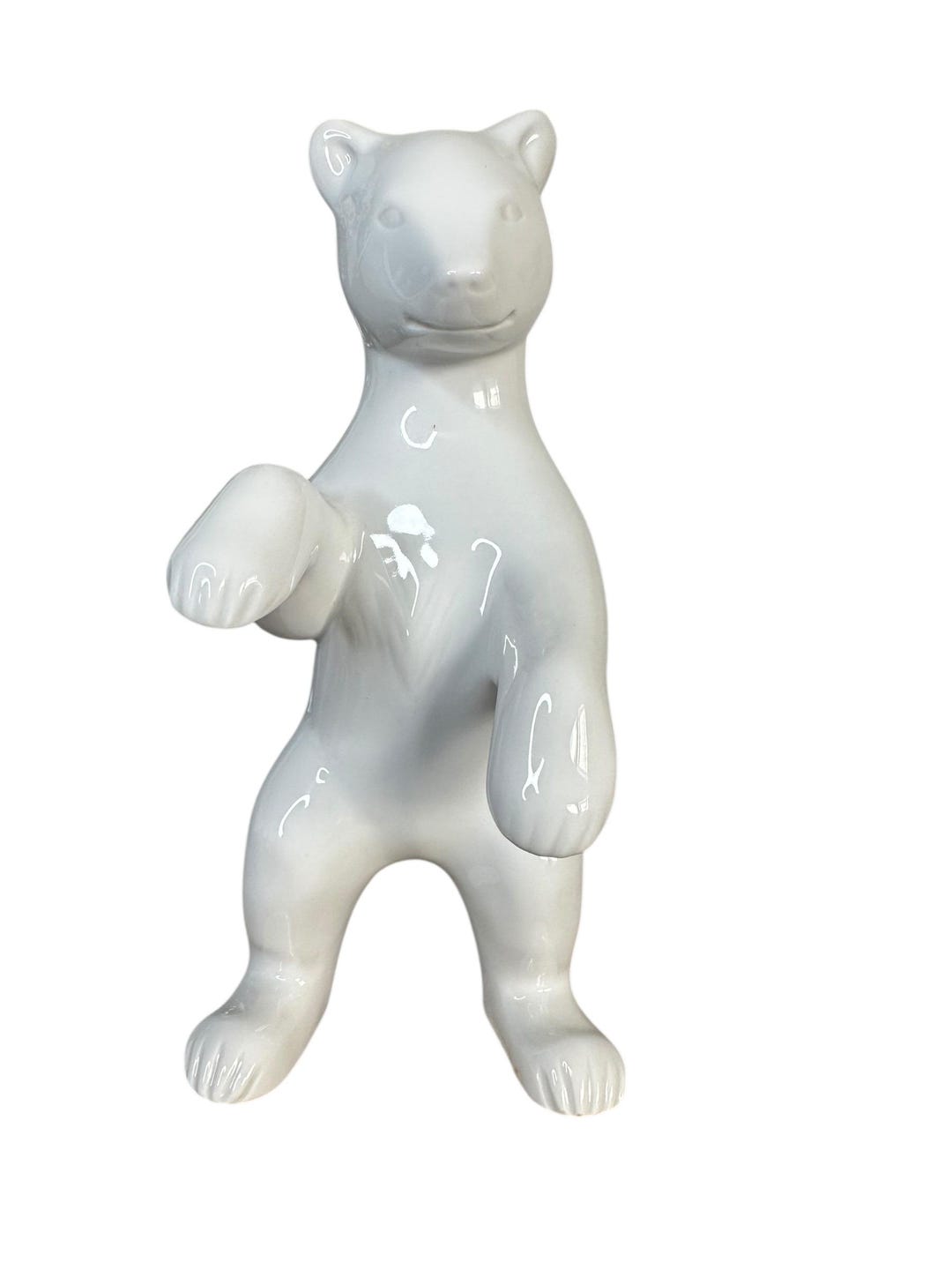 Vintage KPM Berlin Porcelain White Bear / Polar Bear Figurine