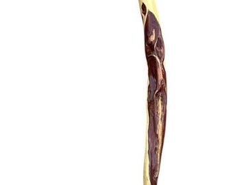 37” Hand Carved Diamond Willow Walking Stick, Signed 7” Handle