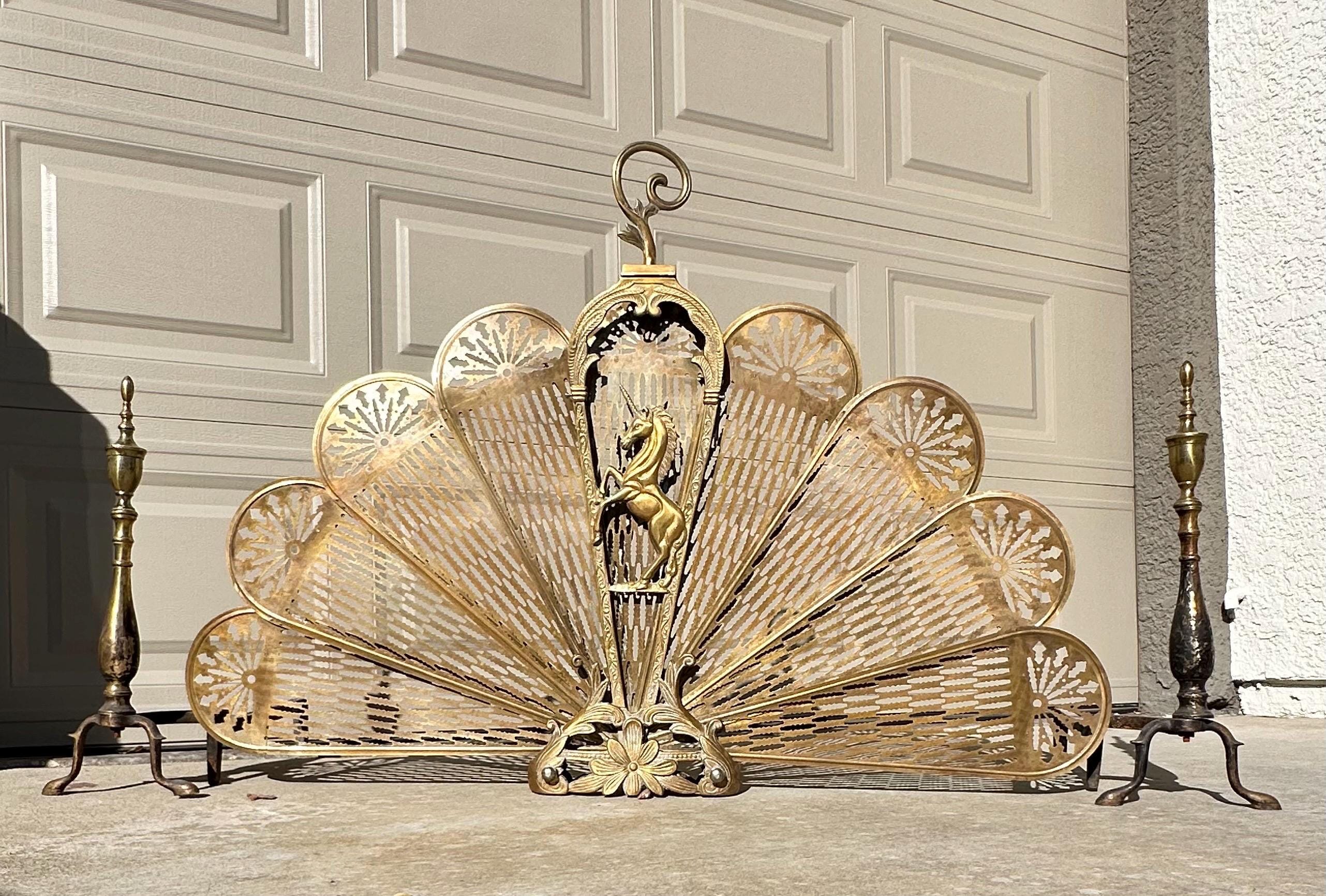 Porte-bûches Décoratif Forme Paon - Pour Cheminée Ou Poêle - Idée Cadeau Noël Ou Anniversaire
