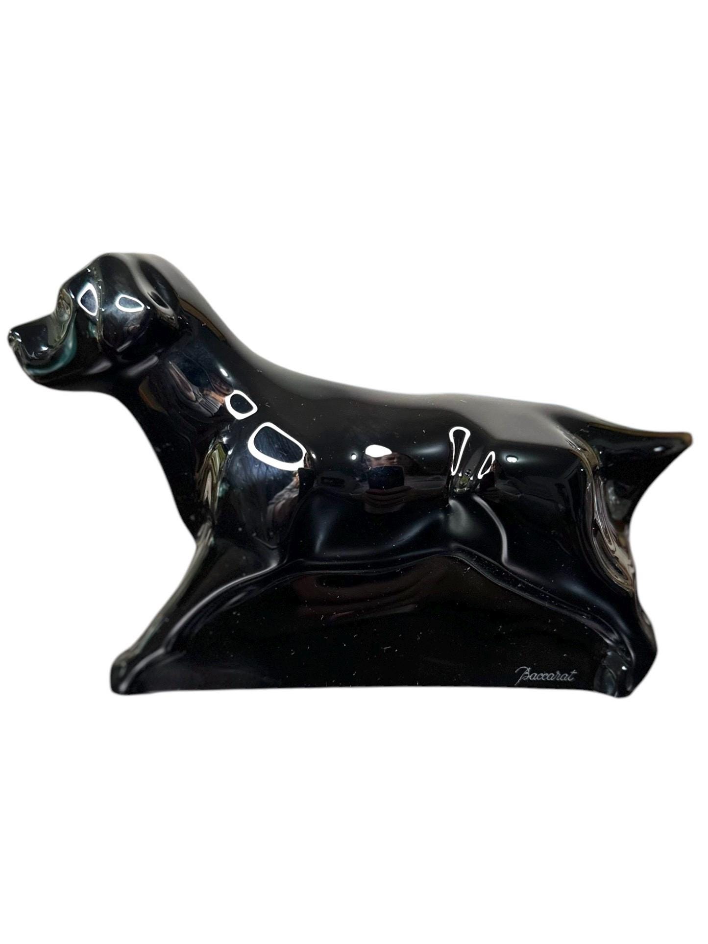 Baccarat Crystal Art Deco Labrador - Etsy