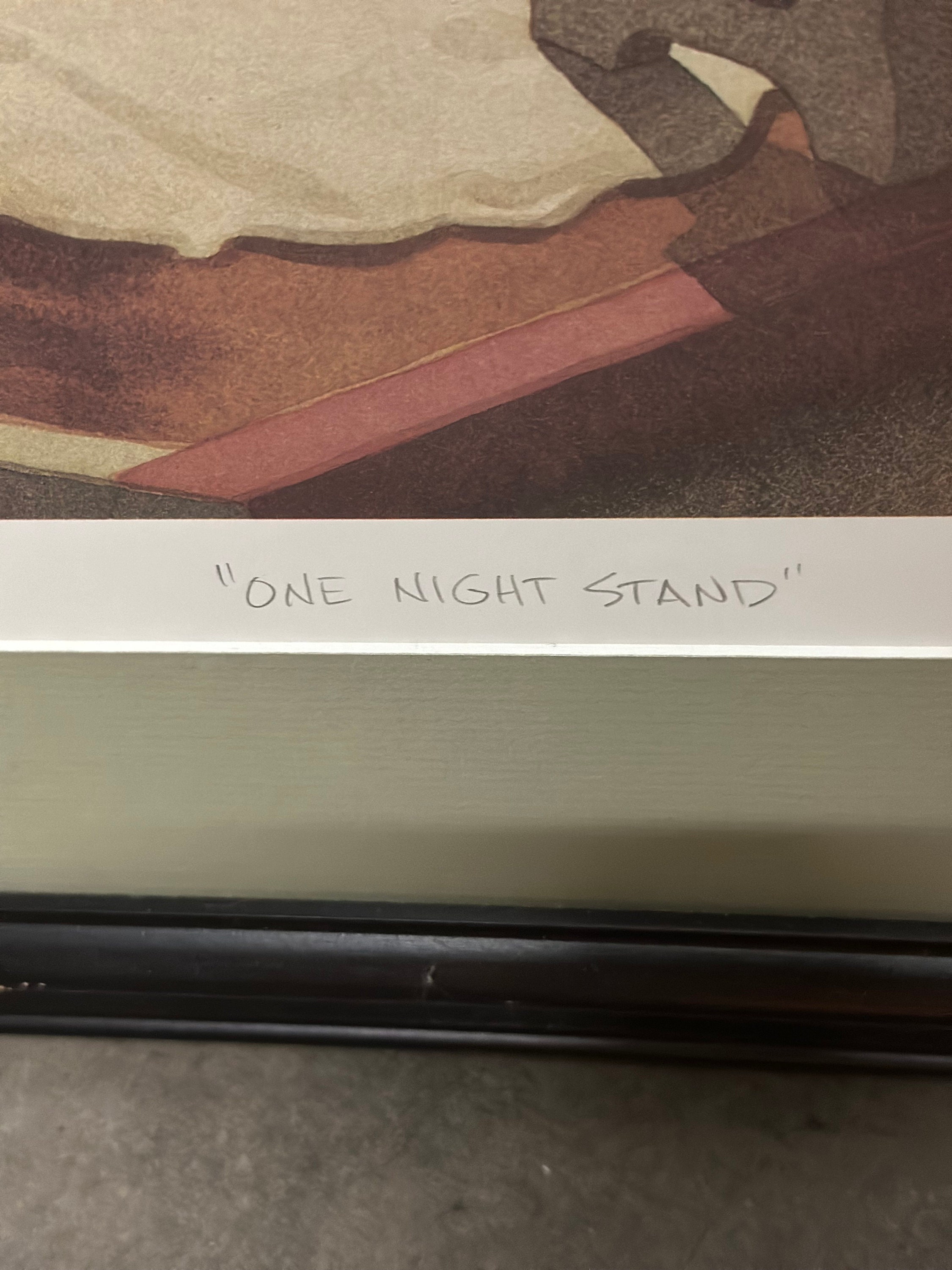 Stand Signed One Night Stand Signed Numbered Print by Scott Moore - Etsy