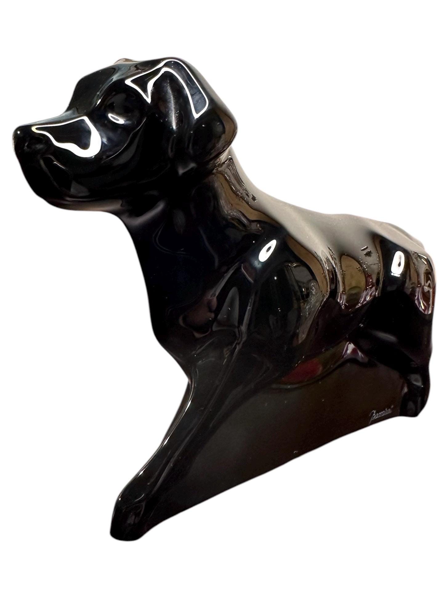 Baccarat　dog gold　　departmentstore Baccarat Dog - Etsy Canada