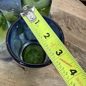 Återvunnet glas, set med 4 blågröna dricksglas, Anthropologie bild 10