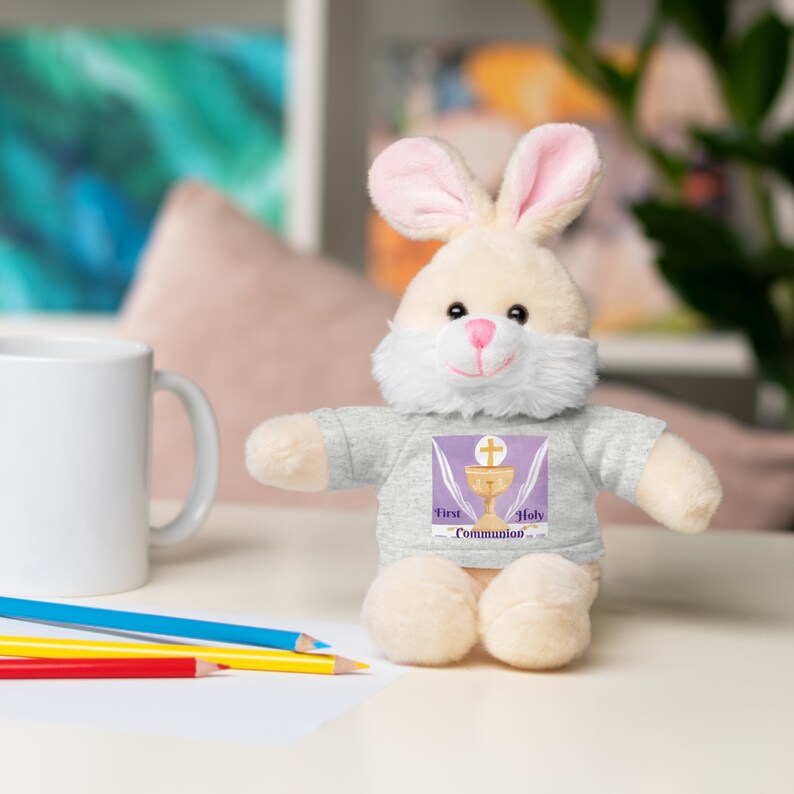 First Holy Communion Stuffed Animals With Tee - Etsy