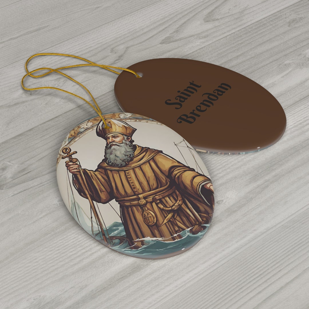 San Brendan también conocido como Brendan el Navegante es el Etsy España