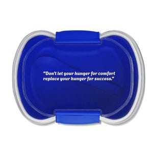 Mensaje motivacional, caja bento de dos niveles para preparar comidas, contenedor para almuerzo saludable, fiambrera portátil, regalo fitness, utensilios de cocina ecológicos
