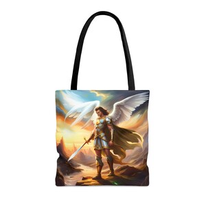 Saint Michael of Protection Tote Bag