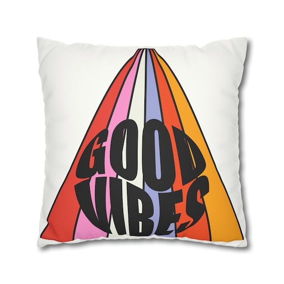 Retro Good Vibes Pillow Case
