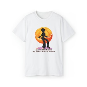 Dancing Queen Lyrics Tee - Fun Graphic T-Shirt for Music Lovers