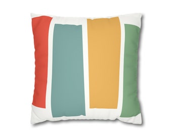 Faux Suede Square Pillow Case