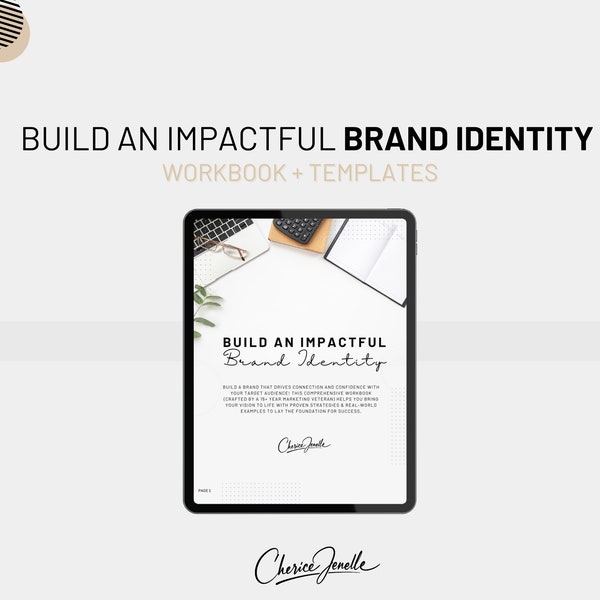 Build An Impactful Brand Identity Workbook | Visual Strategy PDF Templates