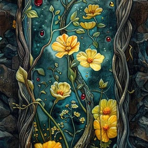 Mundo de fantasía estrecho en una botella 5, compatible con Pattern Keeper, descarga digital instantánea en PDF, impresión de gráfico de punto de cruz BW CO contado