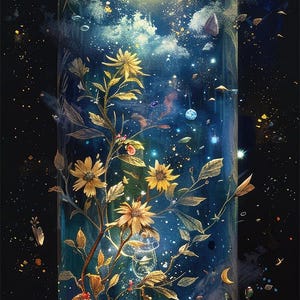 Mundo de fantasía estrecho en una botella 20, compatible con Pattern Keeper, descarga digital instantánea en PDF, impresión de gráfico de punto de cruz BW CO contado