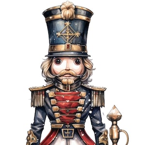 Padrão de quebra-nozes de Natal Steampunk compatível com PDF, download digital instantâneo, gráfico de ponto cruz contado para impressão