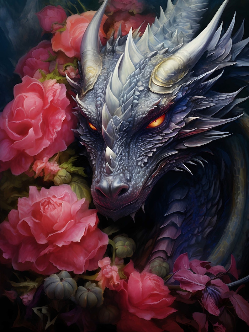 Rose Dragon Mid-large Advanced Pattern Keeper Compatible PDF Instant ...