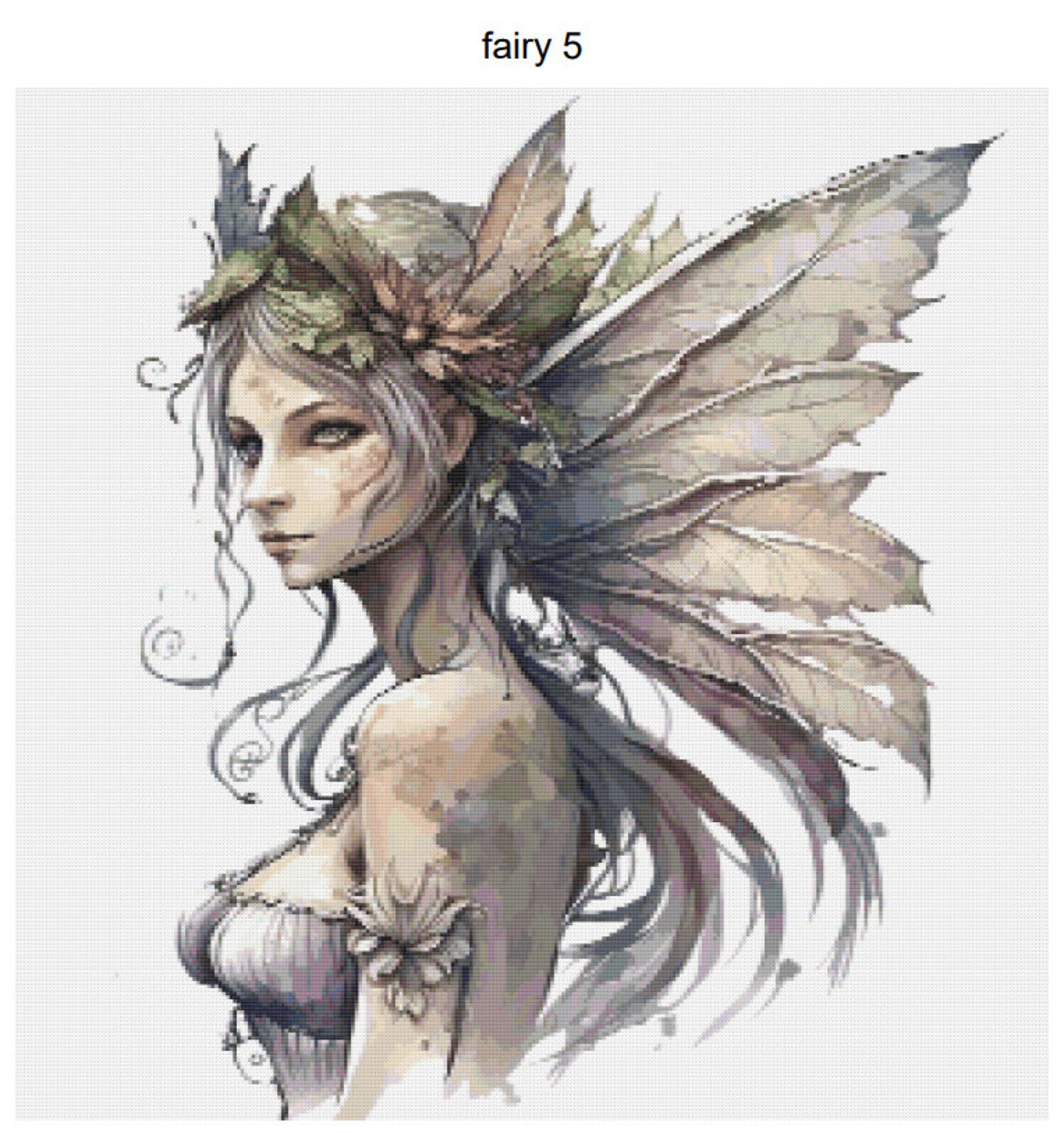 Fairy Magic, Dryad Fae Faerie Pattern Keeper Compatible PDF Instant ...