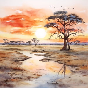 African Savannah Pattern Keeper Compatible PDF Instant Digital Download ...