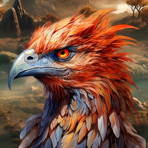 Griffin Gryphon Chimera PDF sofortiger digitaler Download Kreuzstichmuster keeper kompatibel 14 ct BW, Farbkarte Ausdruck
