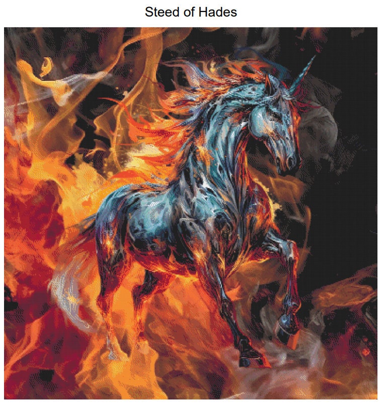 Steed of Hades, Orphnaeus, Mythical Hell Horse Pattern Keeper