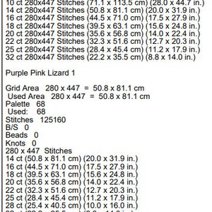 Purple Pink Magical Lizard 1 Pattern Keeper Compatible PDF Instant ...