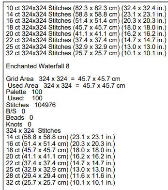 Enchanted Waterfall 8 Filtered Moon Light PDF Instant Digital Download ...