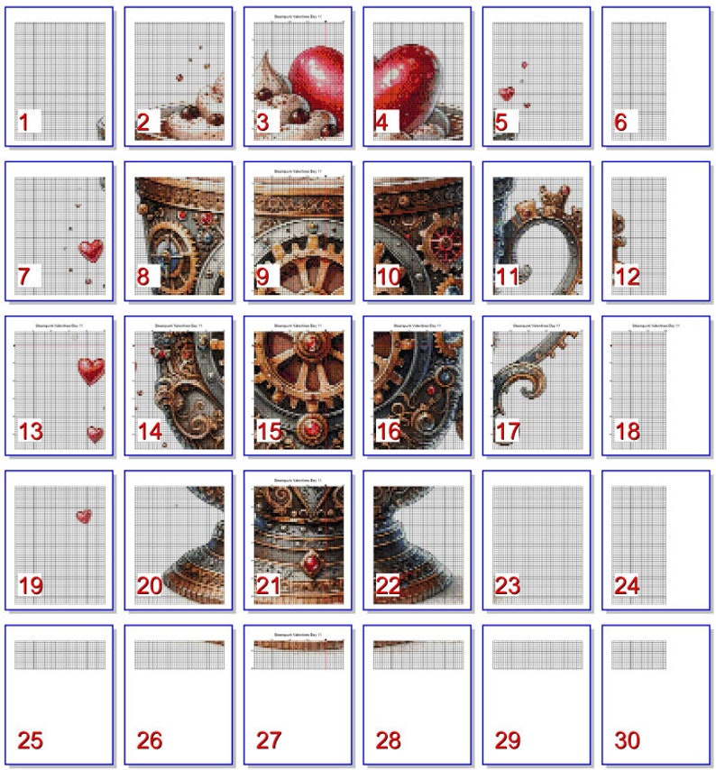 Steampunk Mug of Cocoa Valentine Pattern Keeper Compatible PDF Instant ...